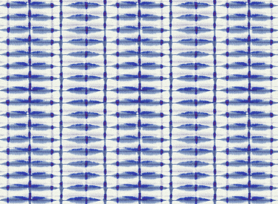 Textile - Print - Zesty - Monaco Blue